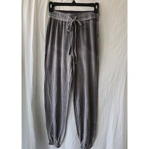 Dance & Marvel Women's Sz S Gray Jogger Pants Elastic Drawstring Waist NWT Soft!